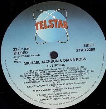 MICHAEL JACKSON / DIANA ROSS - LOVE SONGS LP : Michael